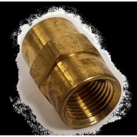 Barjan 0.125 in. Female Coupling; Brass 07443050